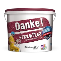 Краска структурная декоративная Struktur Danke!